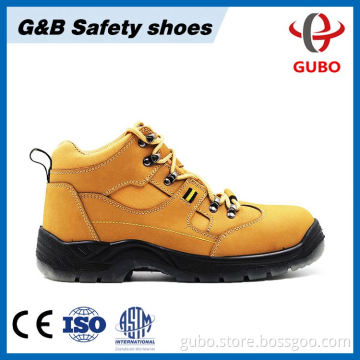engineering full grain leather heat insulation safety shoes without lace SBP